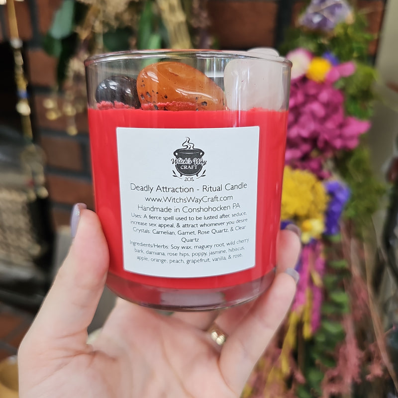 Witch's Way Deadly Attraction Spell Candle *NEW*