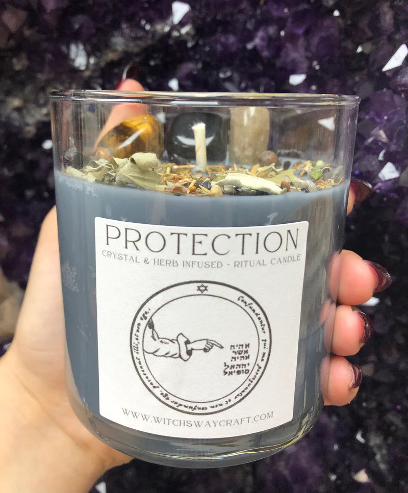 Witch's Way Protection Spell Candle *NEW*