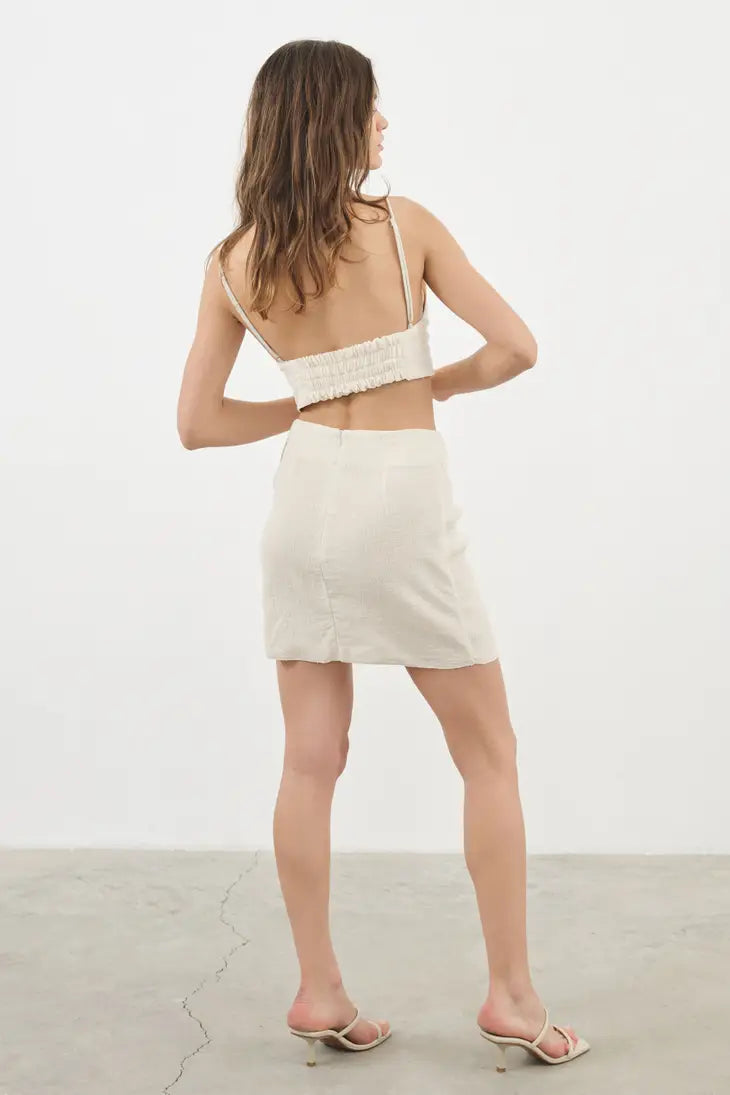 The Handloom Bella Mini Skirt