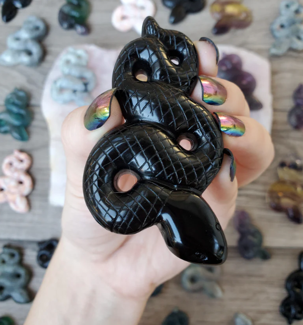 Witch's Way Obsidian Snake