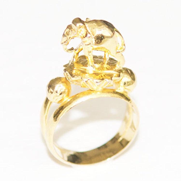 Ozma Autonomy Lilly Elephant Ring - Gold