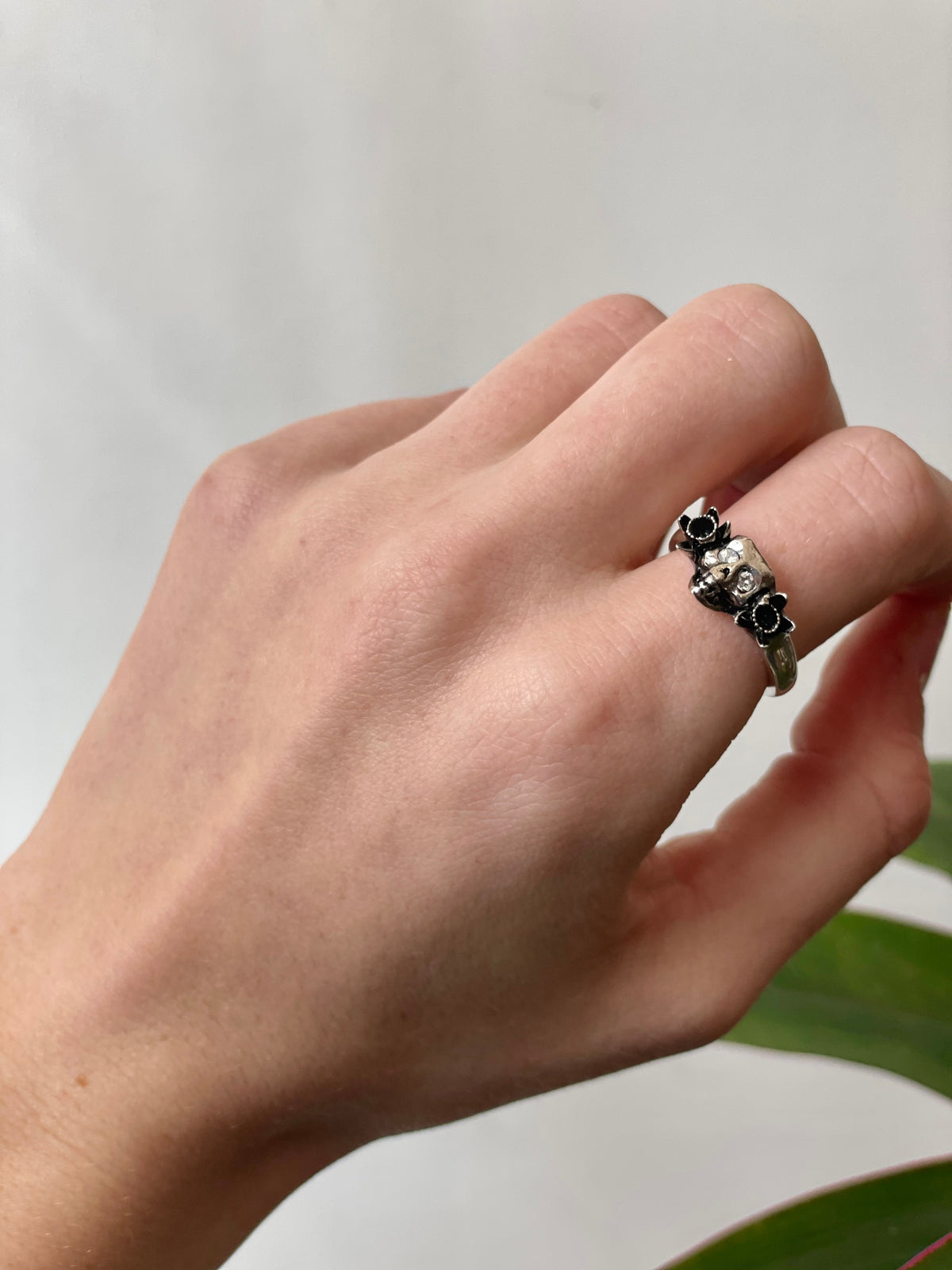 Hellhound Jewelry Reborn Ring in Silver with Moonstone