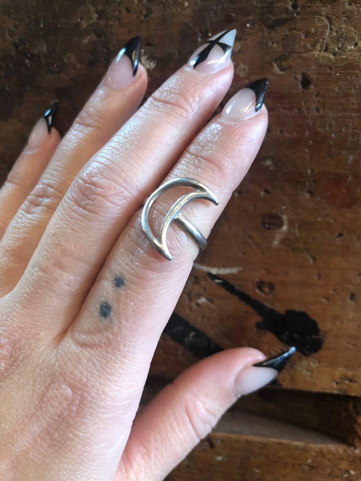 Hellhound Jewelry Luna Ring in Silver