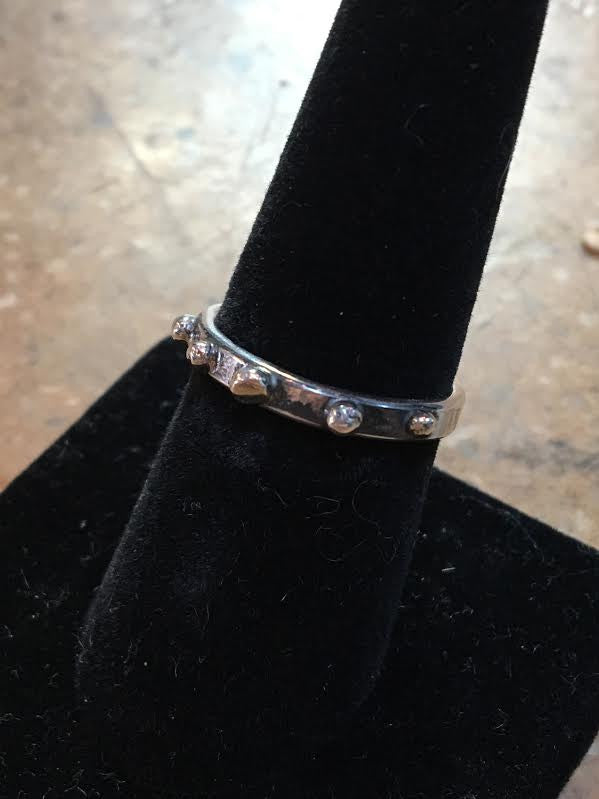 Hellhound Jewelry Studded Orbs Ring